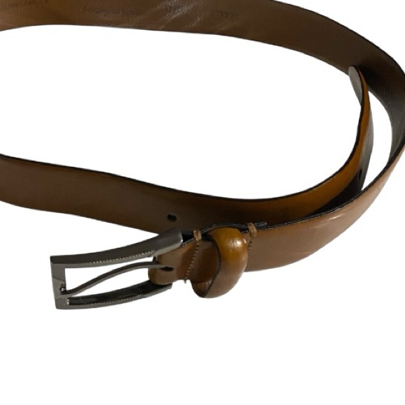 Artigianato Italiano Genuine Italian Leather Belt Made in Italy Sz 32 Unisex